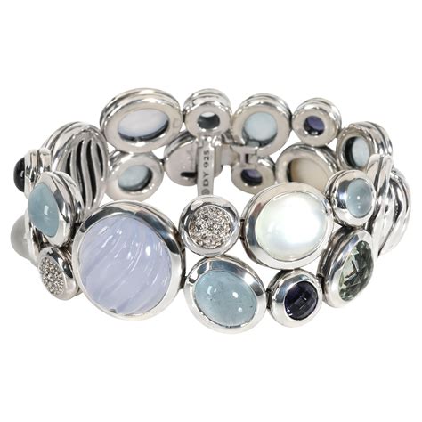 david yurman inspired gemstone bracelet
